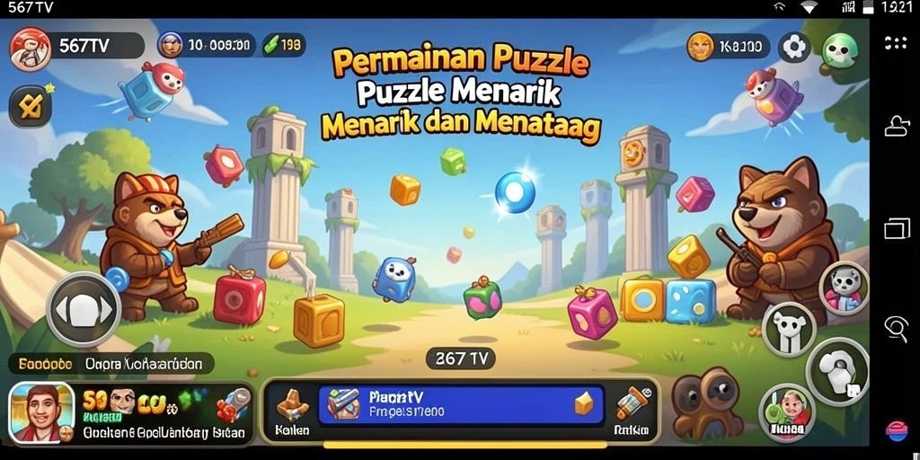 Tampilan gameplay yang menantang dari 567TV.