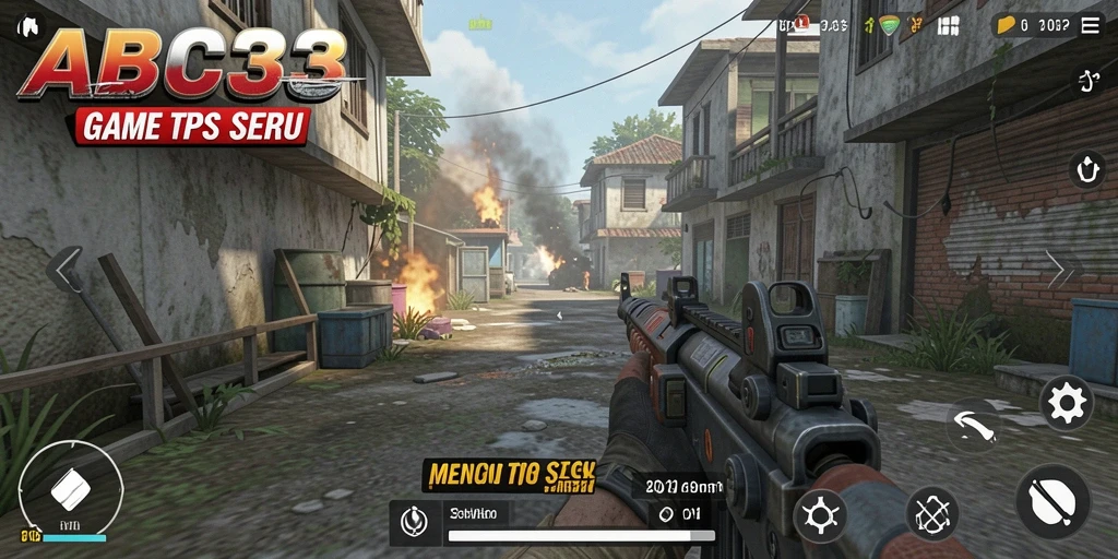 Tampilan gameplay intens di ABC33, menampilkan aksi memukau.