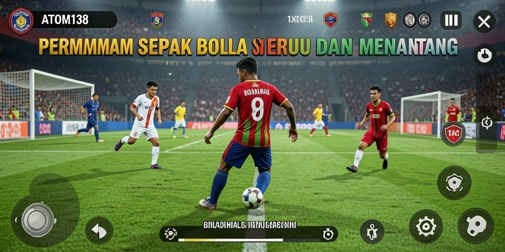 Tangkap momen mendebarkan dalam permainan sepak bola ATOM138.