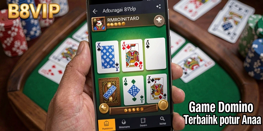 Screenshot B8VIP menampilkan gameplay seru dan interaksi antar pemain.