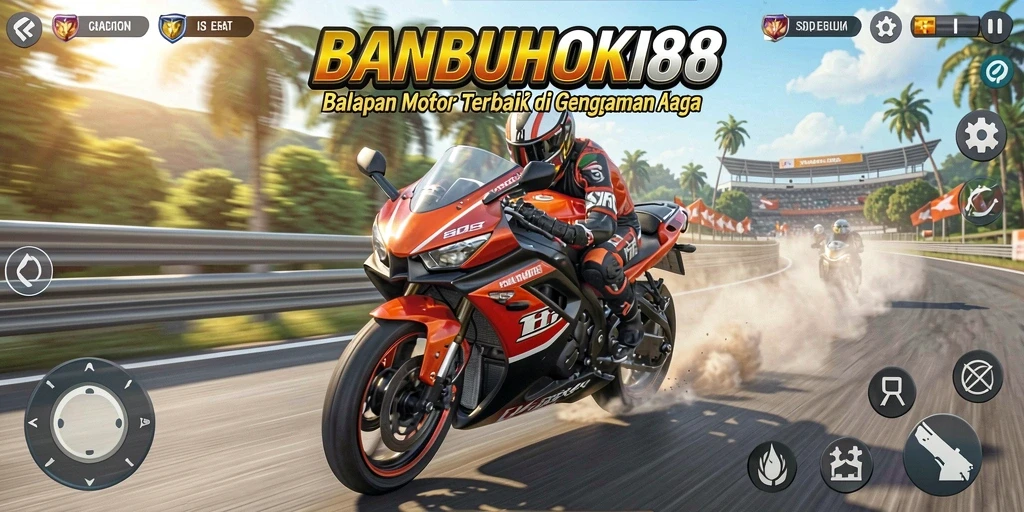 Tampilan aksi balapan seru di BANBUHOKI88.