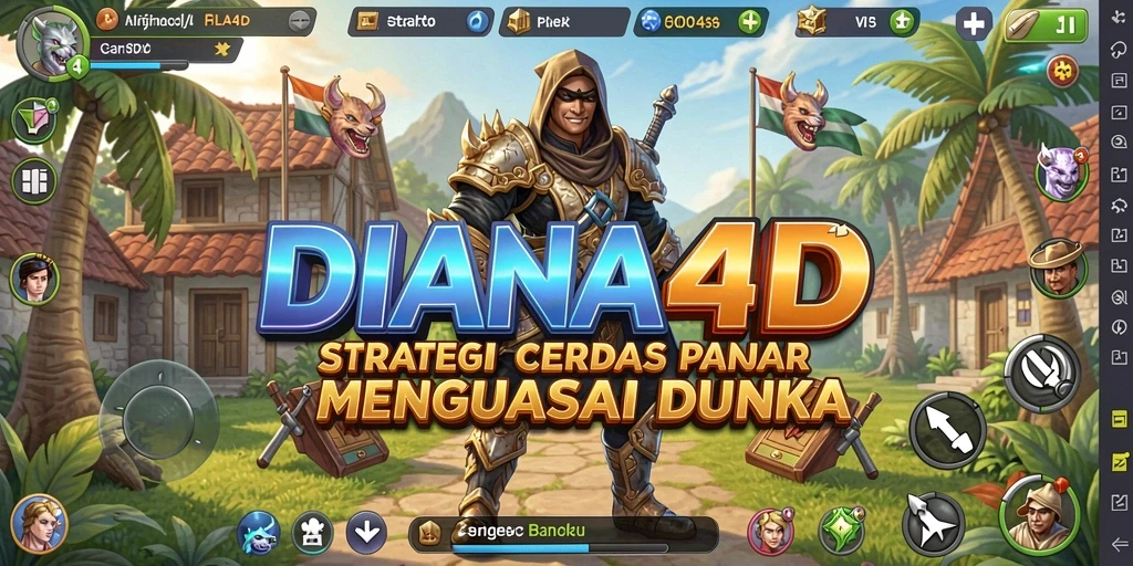 Tampilan gameplay <strong>DIANA4D</strong> yang penuh strategi dan aksi.