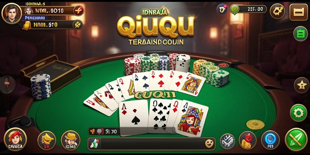 Screenshot gameplay QiuQiu dengan tampilan menarik dan kompetitif