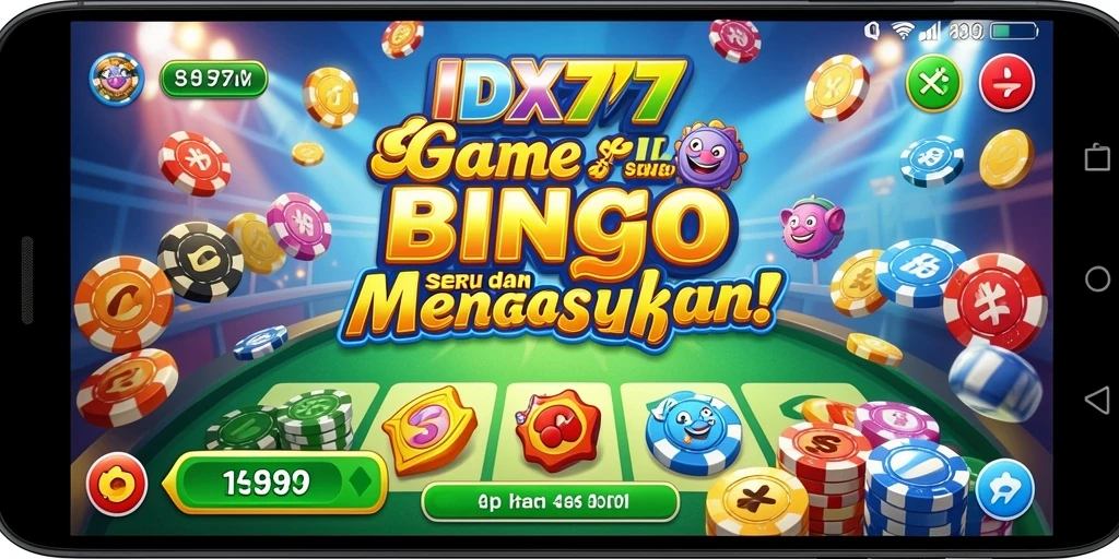 Tampilan gameplay seru dari IDX777 yang penuh warna.