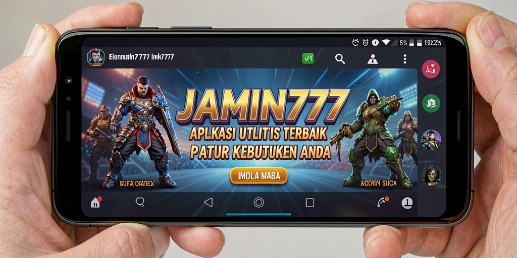 Tampilan antarmuka pengguna JAMIN777 yang intuitif dan menarik.