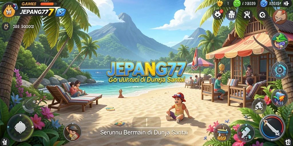 Tampilan gameplay <strong>JEPANG77</strong> yang menggembirakan dan penuh warna.