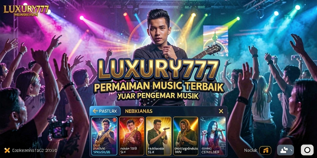 Tampilan gameplay LUXURY777 yang penuh warna dan interaktif.