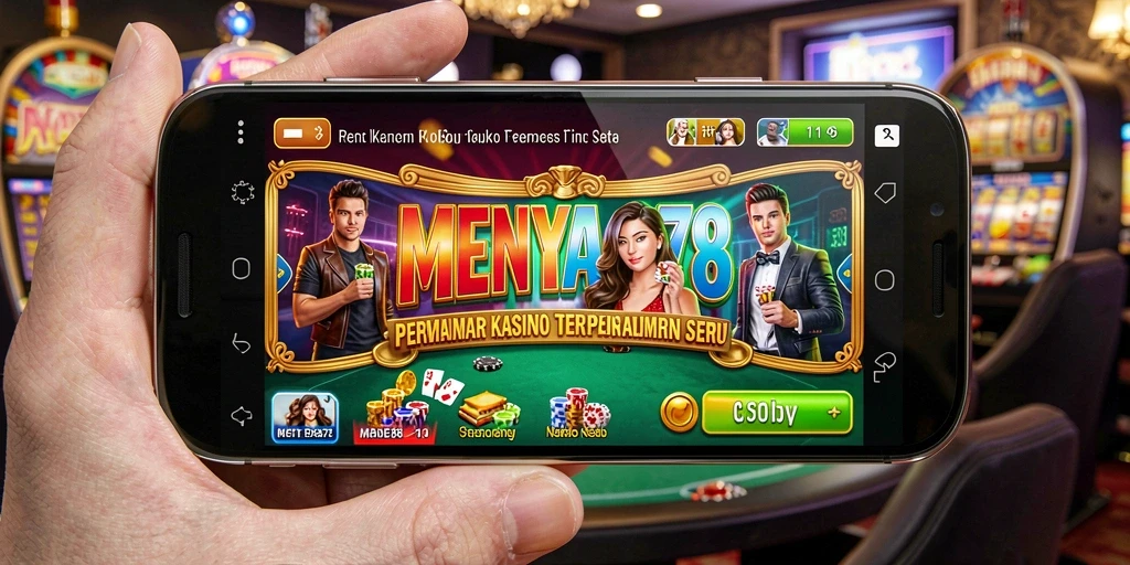 Tampilan gameplay seru dari MENYALA78 di dunia Kasino.