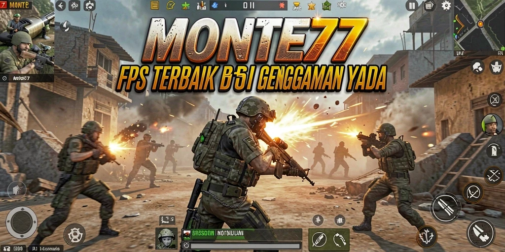 Tangkapan layar bermain <strong>MONTE77</strong> menunjukkan aksi pertempuran mendebarkan dalam FPS.