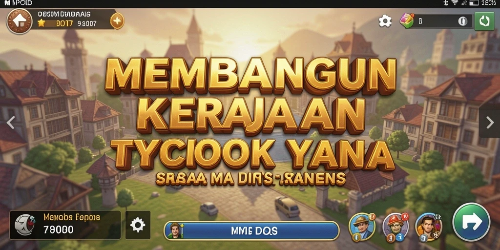 Gameplay MPOID menunjukkan aksi membangun kerajaan bisnis yang mengasyikkan.