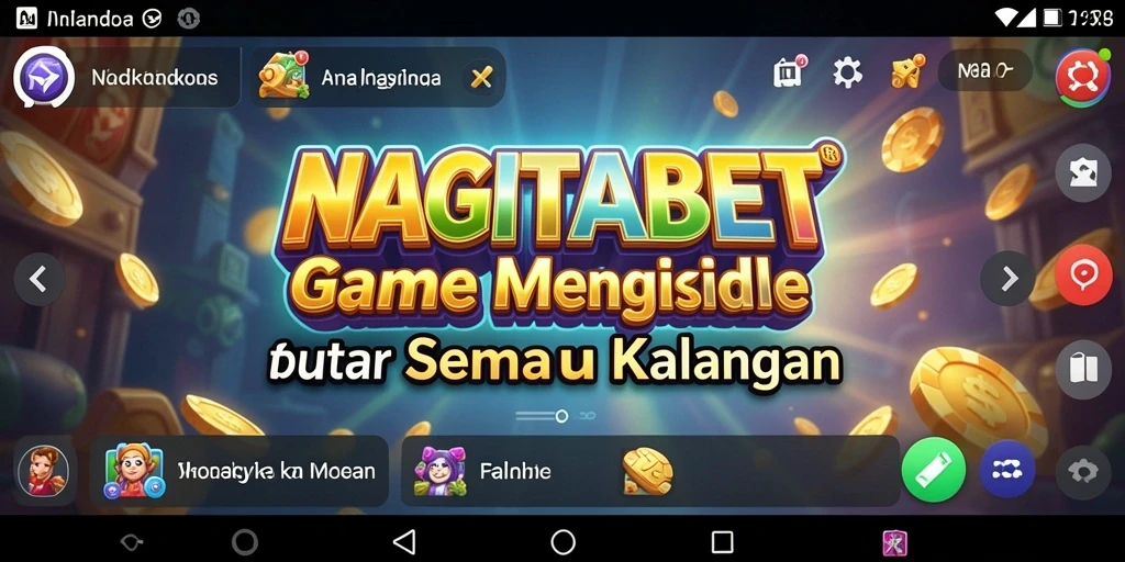 Tampilan gameplay Idle yang menarik dan interaktif dalam NAGITABET.