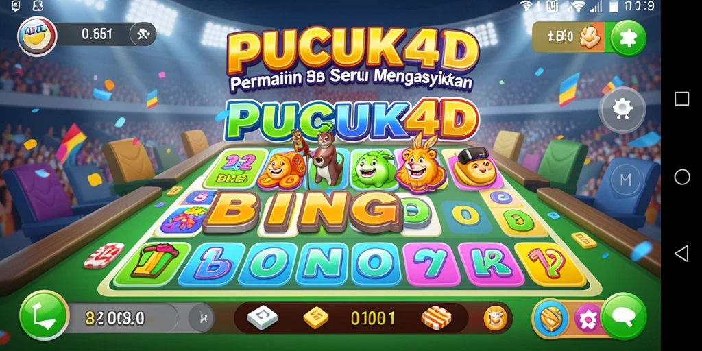 Tampilan gameplay seru dan interaktif di PUCUK4D.