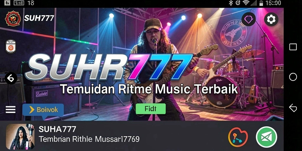 Tampilan gameplay seru dengan fitur musik inovatif.