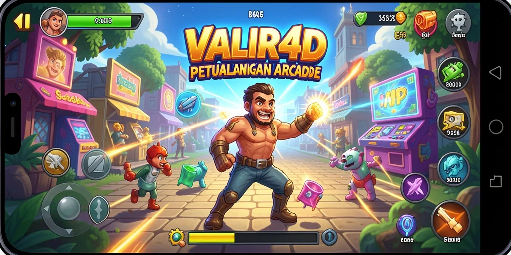 Tampilan gameplay VALIR4D yang penuh aksi dan keseruan.