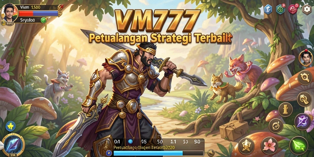 Gambaran menangnya strategi dalam permainan SLG VM777.